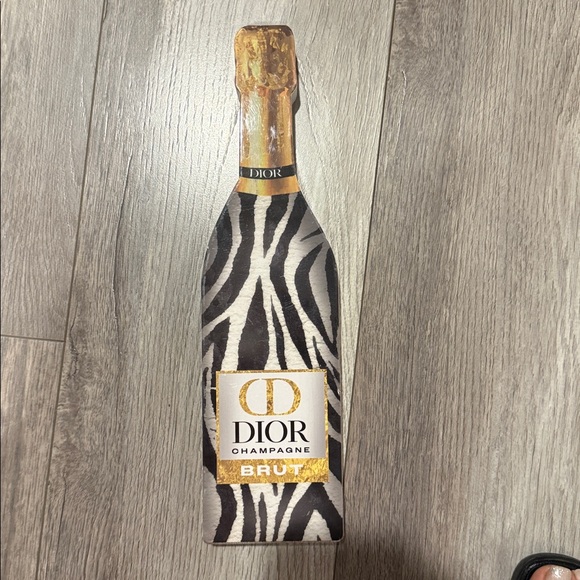 Boutine LA | Accents | Dior Gold Champagne Bottle Decor Display | Poshmark